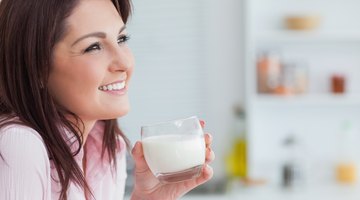 Woman breastfeeding baby