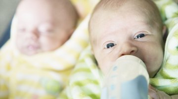 Close-up of a baby's bottle