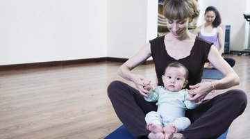 Pregnant Woman Doing Yoga