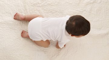 Baby in an incubator