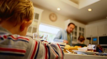 Below View of Parent's Scolding Their Daughter