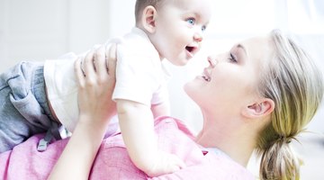 Smiling women at baby shower