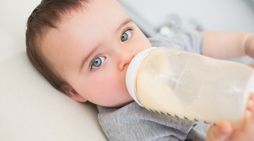 Woman breastfeeding baby