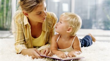 Funny baby eating healthy food