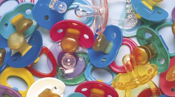 Close-up of a baby's bottle