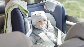 Newborn Girl Sleeping in Swaddle